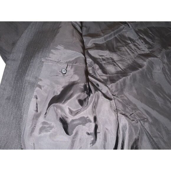 Loro Piana John W. NordstromMen3ButtonBlazer 100% WoolSize 44CHARCOALGREYPINSTIP - Picture 4 of 12